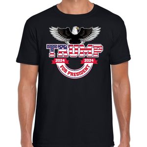 Bellatio Decorations T-shirt Trump heren - american eagle - grappig/fout voor carnaval