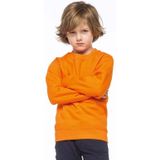 Oranje katoenmix sweater voor kinderen
