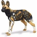 Plastic speelgoed figuur Afrikaanse wilde hond 9 cm