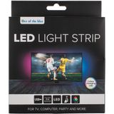 2x Stuks LED Lichtstrip multikleur USB met afstandsbediening 3 meter - Zelfklevend - LED-strip - Lichtsnoer