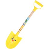 Summerplay Speelgoed piraten schep - voor kinderen - punt - kunststof - geel - 49 cm