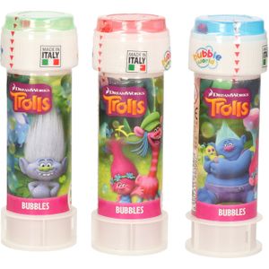 3x Trolls bellenblaas flesjes met spelletje 60 ml voor kinderen - Trollen - Uitdeelspeelgoed - Grabbelton speelgoed