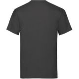 Set van 2x stuks t-shirts zwart heren - Ronde hals - 195 g/m2 - Ondershirt shirt - Voor mannen, maat: XL (EU 54)