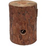 Set van 8x stuks zweedse boomstam houtblok fakkels voor binnen en buiten - 20 cm - Tuinfakkels