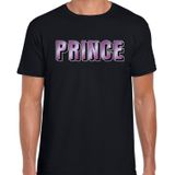 Prince muziek cadeau t-shirt zwart heren -  purple fan shirt - verjaardag / cadeau t-shirt