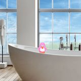 Rubber badeendje/pinguin - Classic roze - badkamer fun artikelen - size 6 cm - kunststof - water speelgoed pinguins