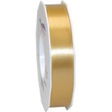 2x XL Hobby/decoratie bronzen kunststof sierlinten 2,5 cm/25 mm x 91 meter- Luxe kwaliteit - Cadeaulint kunststof lint/ribbon