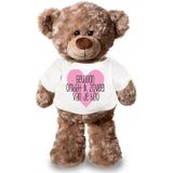 Bellatio Decorations Valentijnsdag cadeau - teddybeer XL - omdat ik van je hou - Valentinesday