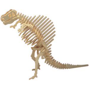 Houten 3D Puzzel Spinosaurus Dinosaurus (23 Stukjes) - Dieren Thema