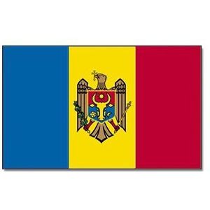 Vlag Moldavie 90 x 150 cm feestartikelen -Moldavie landen thema supporter/fan decoratie artikelen