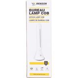 Bureaulamp/leeslamp LED verstelbaar en dimbaar - 7.5 x 25 cm - inclusief USB kabel - tafellamp / verstelbare lamp