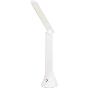 Bureaulamp/leeslamp LED verstelbaar en dimbaar - 7.5 x 25 cm - inclusief USB kabel - tafellamp / verstelbare lamp