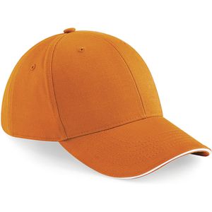 6-panel Oranje supporters baseballcap - Fan artikelen/feestartikelen - Petjes voor koningsdag voor volwassenen