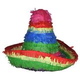 Funny Fashion - Verjaardag Pinata Sombrero van 40cm met stok en masker