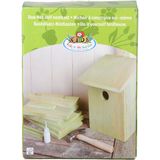 Doe-het-zelf Houten Vogelhuisje/Nestkast 23 cm - Vogelhuisjes