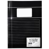 20x Zwarte A4 lijntjes schriften pakket - Voordeelpakket - Schoolschriften - Notitieschriften
