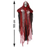 Halloween/horror thema hang decoratie spook/skelet/geest - enge/griezelige pop - 165 cm