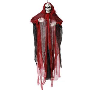 Halloween/horror thema hang decoratie spook/skelet/geest - enge/griezelige pop - 165 cm