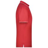 Polo shirt Golf Pro premium rood/wit voor heren - Rode herenkleding - Werkkleding/zakelijke kleding polo t-shirt