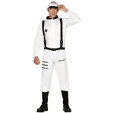 Astronauten verkleed kostuum voor heren - Ruimtevaart thema verkleedkleding - Carnaval