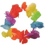 Set van 4x stuks hawaii krans hoofdband/krans - Verkleed artikelen Hawaii party/feest