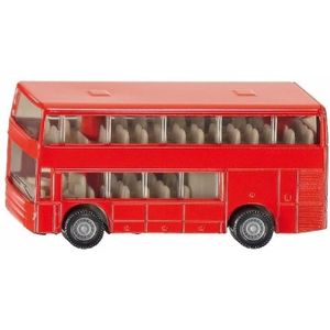 Siku Dubbeldekker bus speelgoed modelauto 10 cm