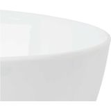 Vivalto Kommetjes/serveer schaaltjes - Tokyo - porselein - D13 x H7.5 cm - ivoor wit - Stapelbaar