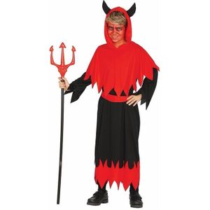 Mystieke rode duivel verkleedkleding voor jongens - kostuum/ outfit