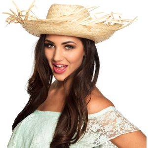 Boland Verkleed hoedje voor Tropical Hawaii party - Beach Strohoed - volwassenen - Carnaval