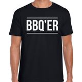 BBQ-ER bbq / barbecue t-shirt zwart - cadeau shirt voor heren - verjaardag / vaderdag kado
