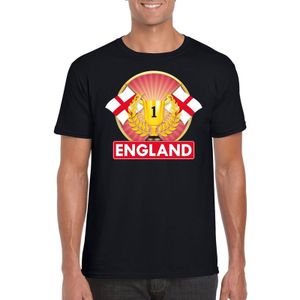Zwart Engels kampioen t-shirt heren - Engeland supporters shirt