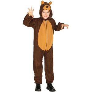 Dierenpak verkleed kostuum beer - beren onesie voor kinderen