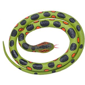 Rubberen speelgoed anaconda slang 117 cm - speelgoed dieren nepslangen