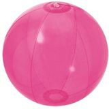 5x Opblaasbare strandbal fel roze 30 cm