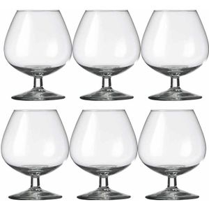 Royal Leerdam Cognacglazen - 6x stuks - Gilde serie - 250 ml - Whisky - Cognac glazen