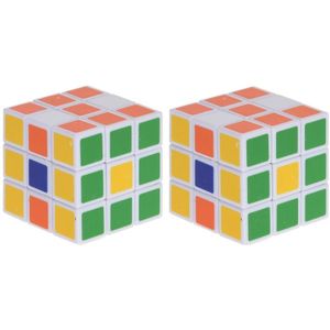 Magische Kubus Puzzels (2 stuks, 3,5 cm) - Uitdagend spel en hersenkraker