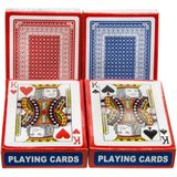Set van 4x Poker/Kaartspel Geplastificeerd - Kaartspellen - Speelkaarten - Pesten/Pokeren