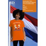Bellatio Decorations Koningsdag verkleed T-shirt dames - Happy Kings Day - oranje - feestkleding