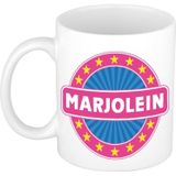 Marjolein naam koffie mok / beker 300 ml  - namen mokken