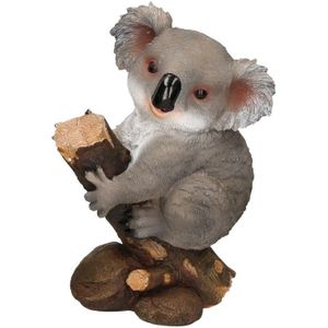 Koala dieren beeld 32 x 21 x 46 cm - Tuin decoratie/woonaccessoires - Dieren beelden - Australie beeldjes
