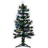 Krist+ Kunstkerstbomen met verlichting - 2x stuks - H90 cm - LED