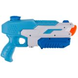 3x Waterpistool/waterpistolen blauw 30 cm