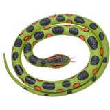 Setje van 2x rubberen nep/namaak slangen van 117 cm - Anaconda en konings python