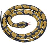 Setje van 2x rubberen nep/namaak slangen van 117 cm - Anaconda en konings python