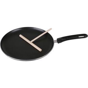 Chef Traiteur Pannenkoekenpan - alle warmtebronnen geschikt - zwart - dia 26 cm