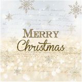 60x Kerst thema servetten Merry Christmas 33 x 33 cm - Papieren kerstservetten - Papieren wegwerpservetten 3-laags