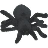 Set van 2x stuks pluche knuffel dieren Tarantula spinnen 20 cm - Halloween spinnen knuffels