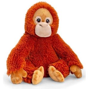 Pluche knuffel Orang Oetan aap/apen van 25 cm - Dieren knuffelbeesten voor kinderen of decoratie