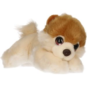 Keel Toys - Pomeranian - Honden Knuffel - Lichtbruin/Beige - Pluche - 25 cm