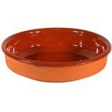 12x Tapas schaaltjes bruin/ terracotta 16 cm - Tapas ovenschaaltjes/serveerschaaltjes